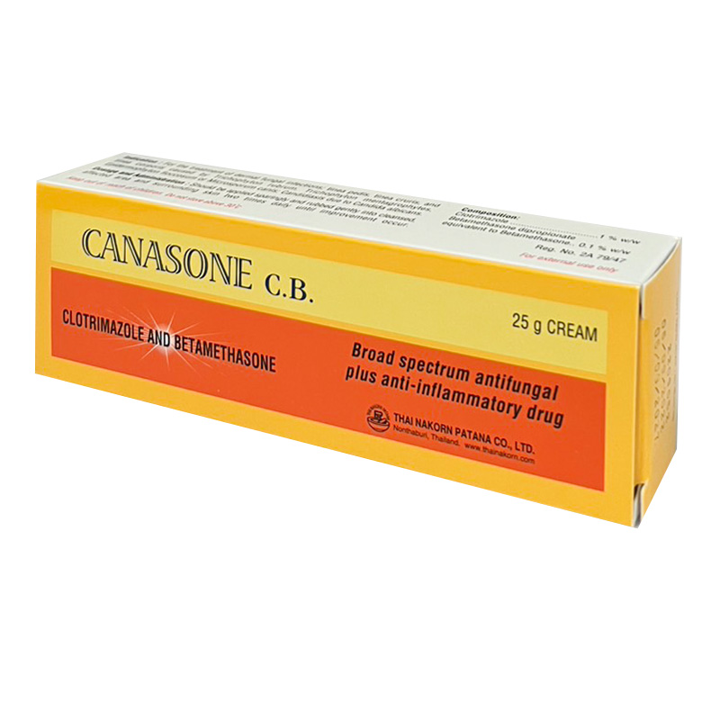 Canasone C.B. cream TH NAKORN (Tube/25g) - Buymed Thailand - ซื้อยาที่ ...