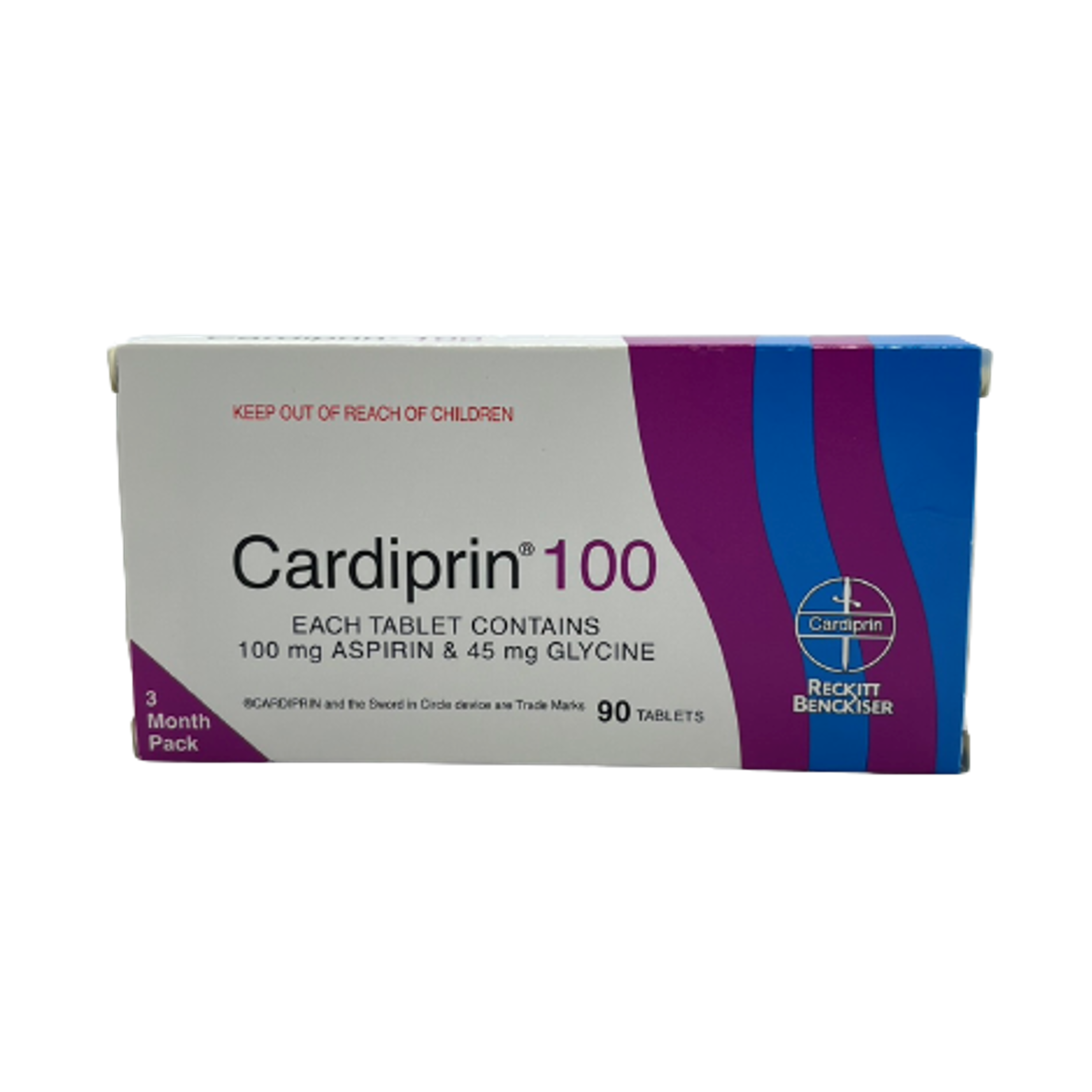 (ข.ย.10) Cardiprin 100mg RECKITT (Box/90s) - Buymed Thailand - ซื้อยา ...