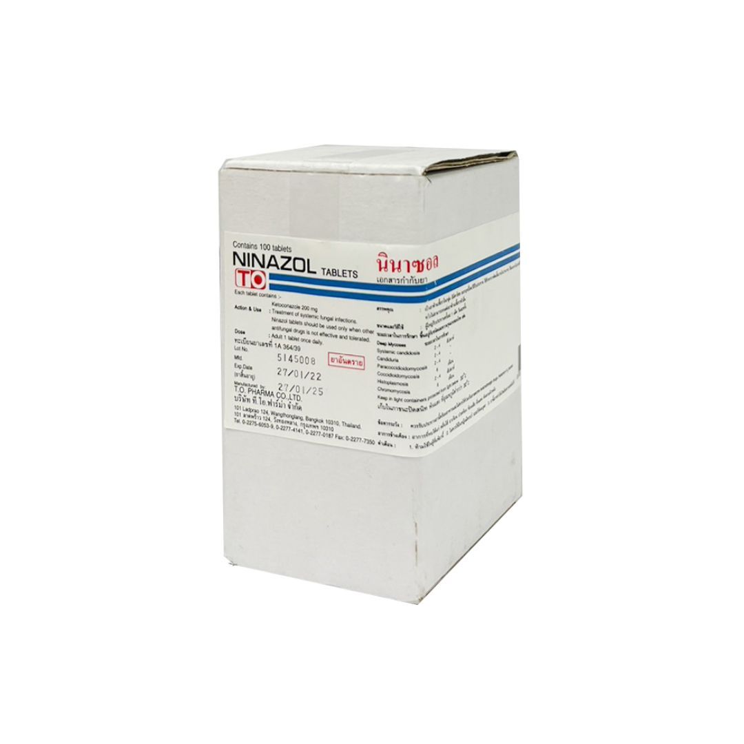 Ninazol 200mg T.O. (Bottle/100s) - Buymed Thailand - ซื้อยาที่บายเมดถูกกว่า