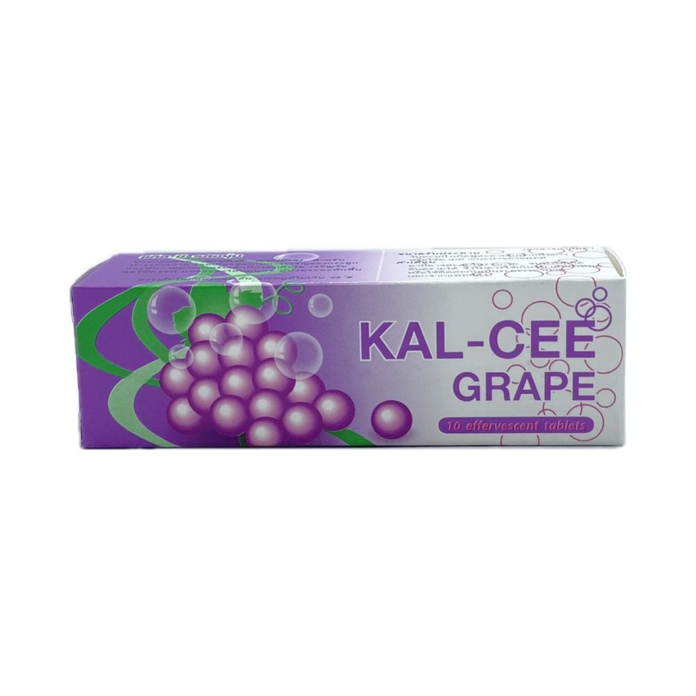 Kal-Cee (Grape) B.L.HUA (Box/10s) - Buymed Thailand - ซื้อยาที่บายเมด ...