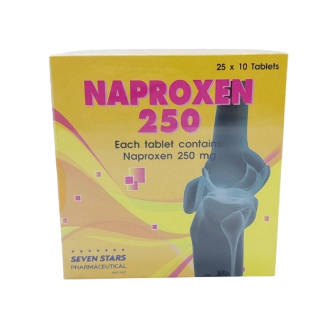 Naproxen 250 SEVEN STARS (Box/250s) - Buymed Thailand - ซื้อยาที่บายเมด ...