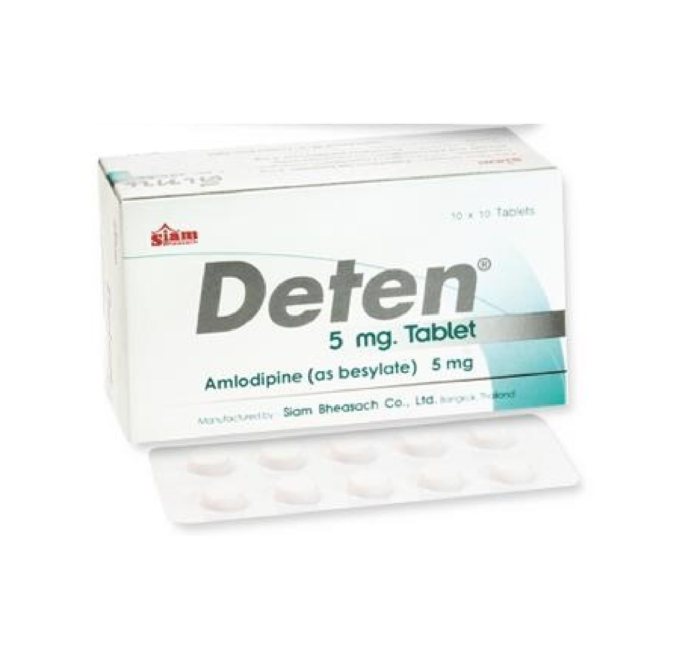 Deten 5mg tablet SIAM (Box/100s) - Buymed Thailand - ซื้อยาที่บายเมดถูกกว่า