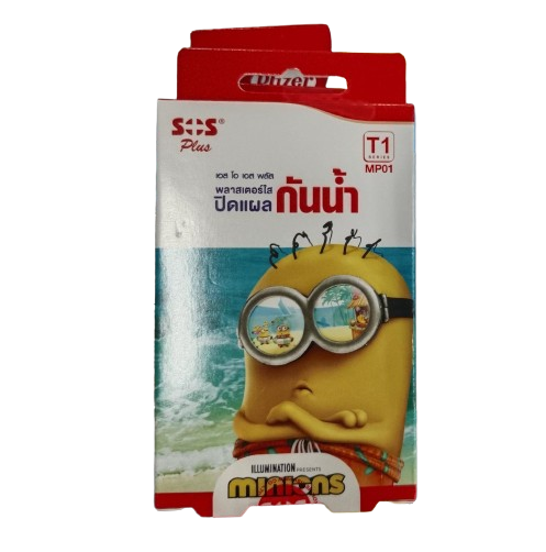 SOS Plus waterproof plaster minions (T1-MP01) BKK MEDISUPPLY (Box/6s ...