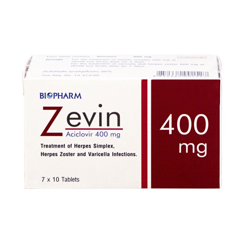 Zevin 400mg BIOPHARM (Box/70s) - Buymed Thailand - ซื้อยาที่บายเมดถูกกว่า